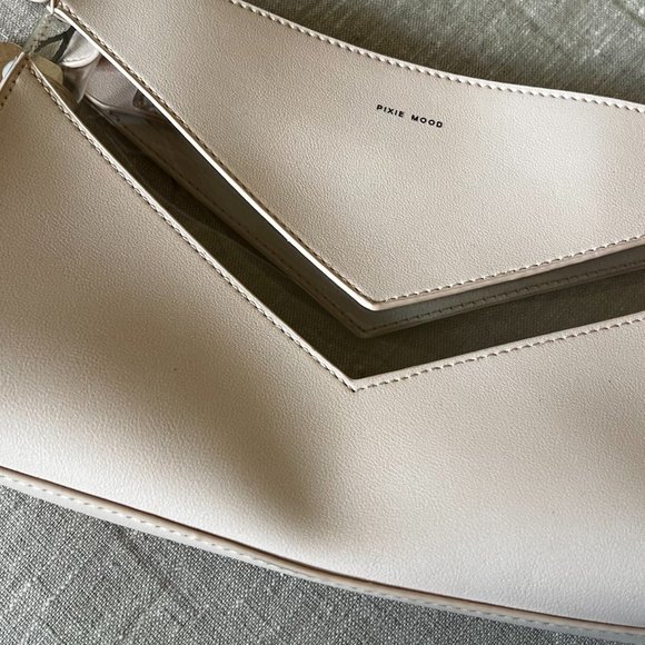 NWT Light Pink Pixie Mood Bag with Transparent Strip NEW Vegan Leather - Picture 9 of 13